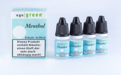 Fertige Menthol E Liquids für E Zigaretten
